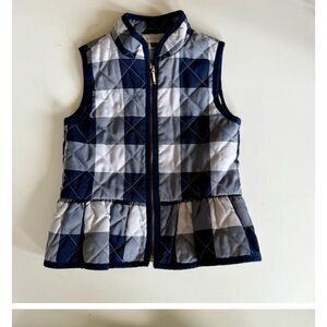 Girl Janie and jack gingham vest
